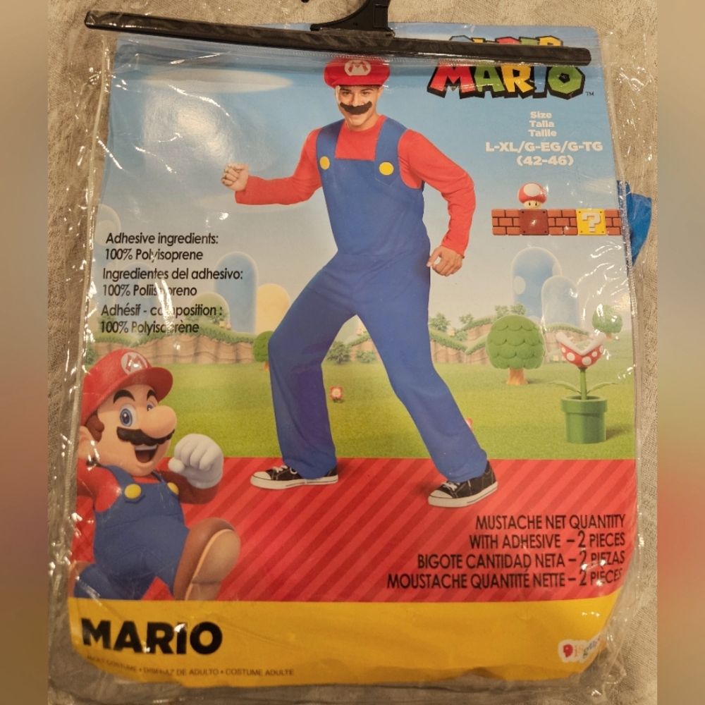 Super Mario Adult Costume